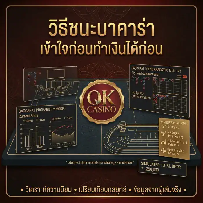 วิธีชนะบาคาร่า เข้าใจก่อนทำเงินได้ก่อน
